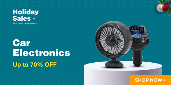 Save up to 70% on Car Electronics