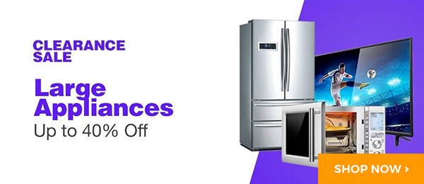 Save up to 40% on large appliances