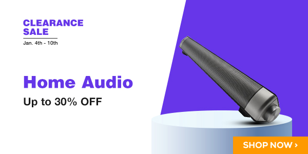 Get up to 30% off home audio