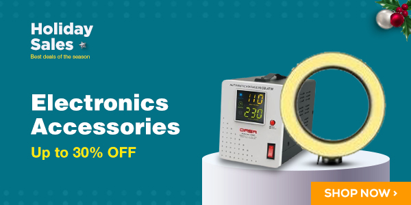 Save up to 30% on Electronics Accessories