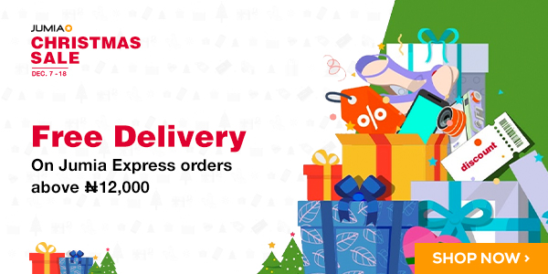 Get free delivery on Jumia Express items over 12,000 naira