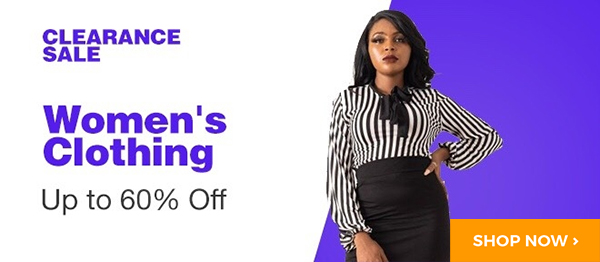 Get up to 60% off women's clothes