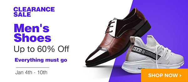 Get up to 60% off men-shoes