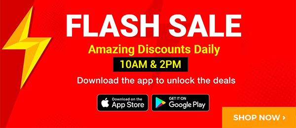 Flash Sales Live @ 10am and 2pm daily