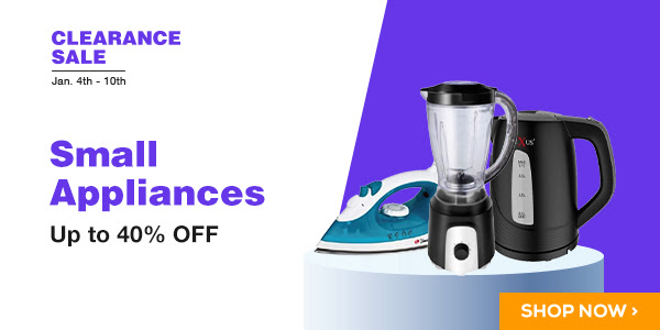 Get up to 40% off small appliances